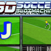 3D Soccer logo