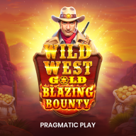 Wild West Gold Blazing Bounty logo
