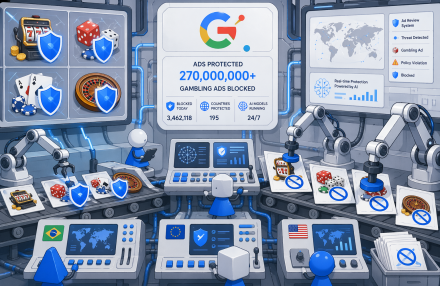 Google blochează 270 de milioane de anunțuri privind jocurile de noroc în 2025, pe măsură ce presiunea reglementărilor crește img