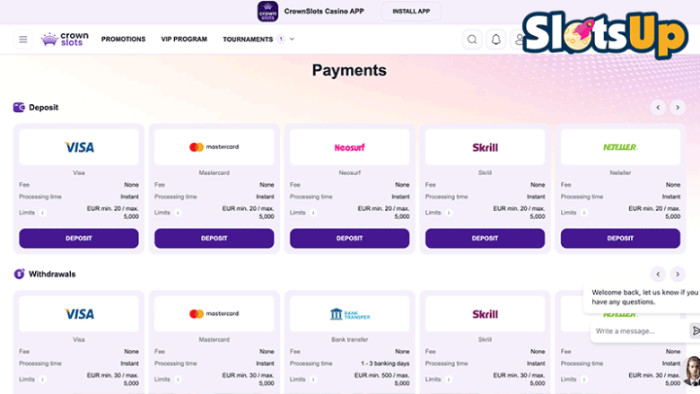 plăți Crownslots