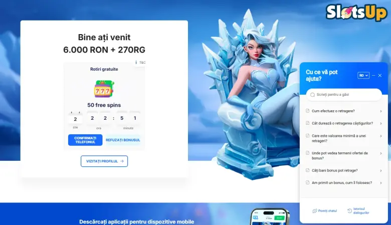 Asistență la Ice Casino online casino