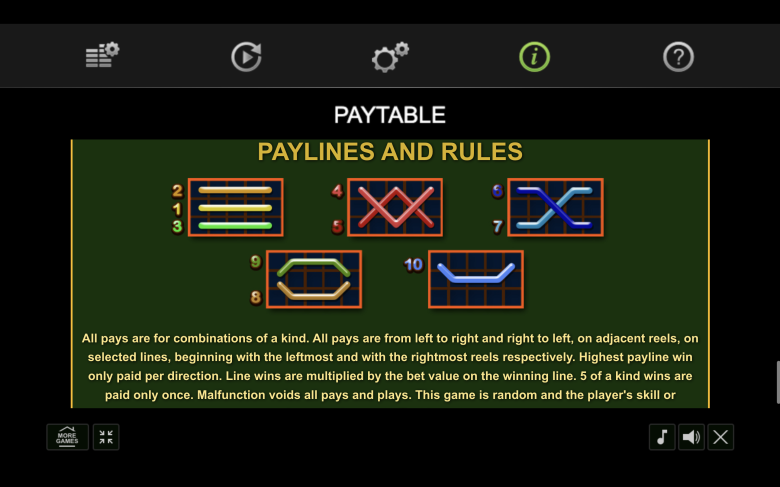 Diamond Plus Football Edition slot paytable