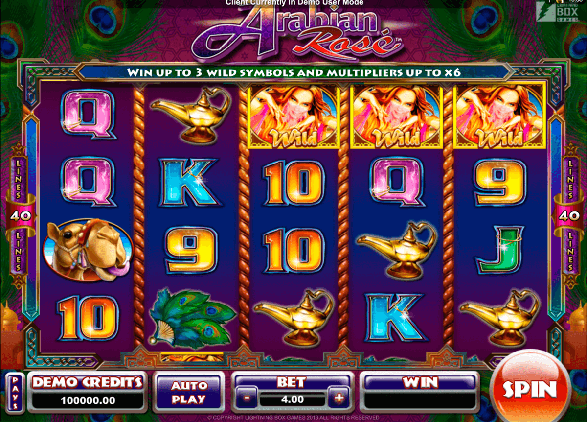 arabian rose microgaming pacanele 