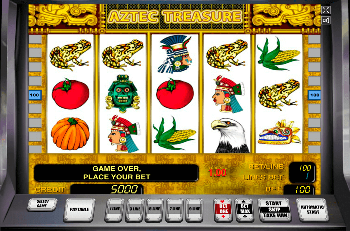 aztec treasure novomatic pacanele