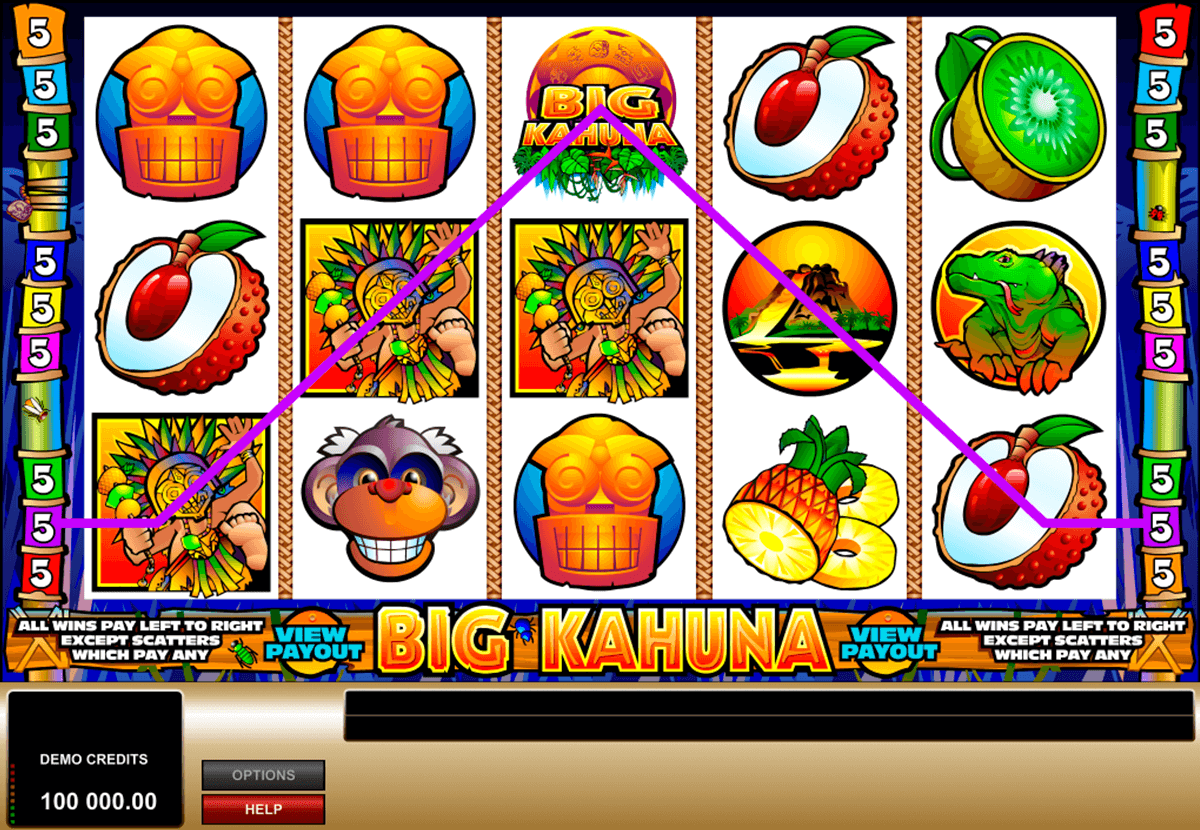 big kahuna microgaming pacanele 