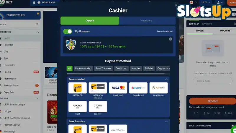 Depozite 20Bet
