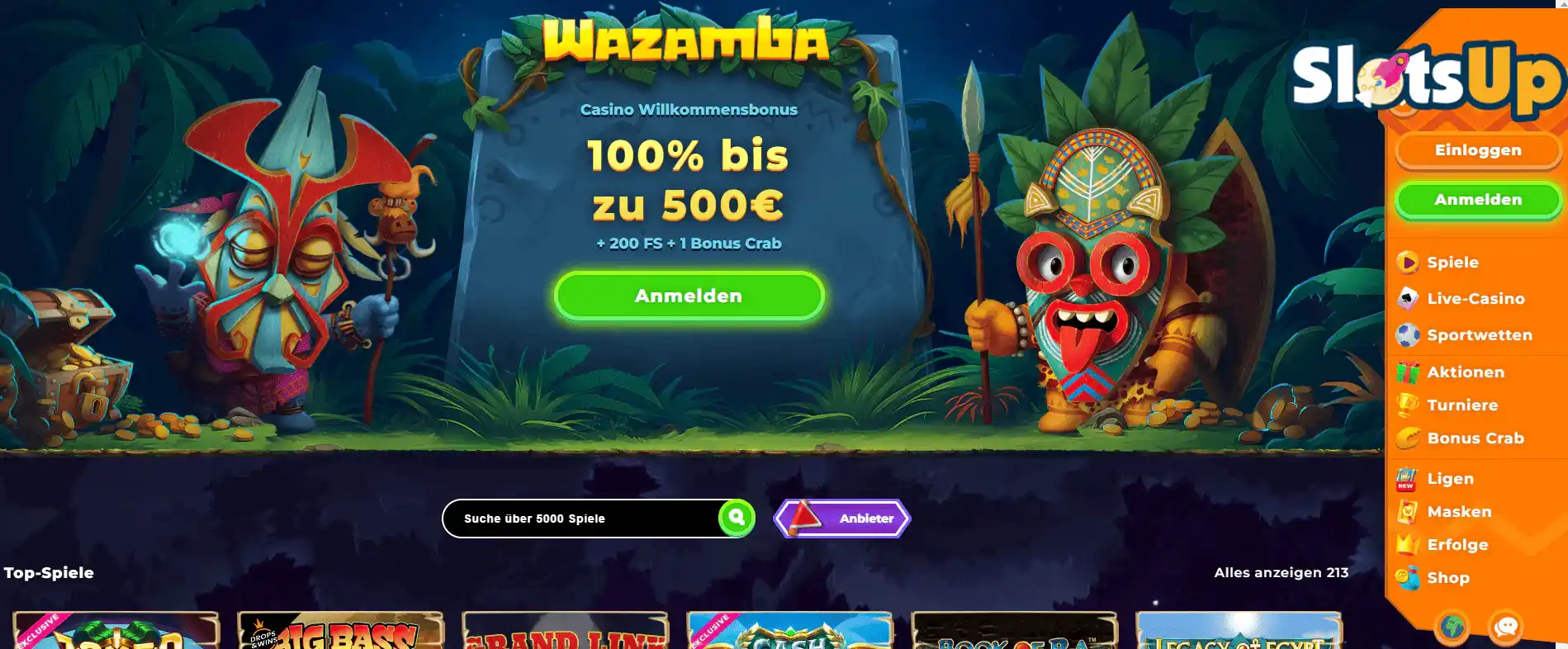 Wazamba Autentificare