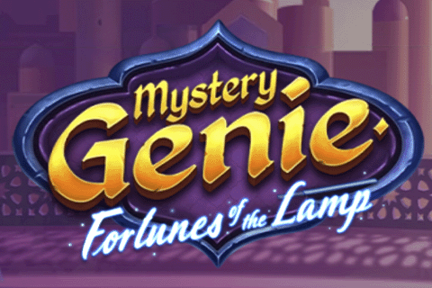 logo mystery genie fortunes of the lamp playn go 