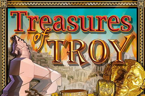 Treasures of Troy pacanele logo treasures of troy igt