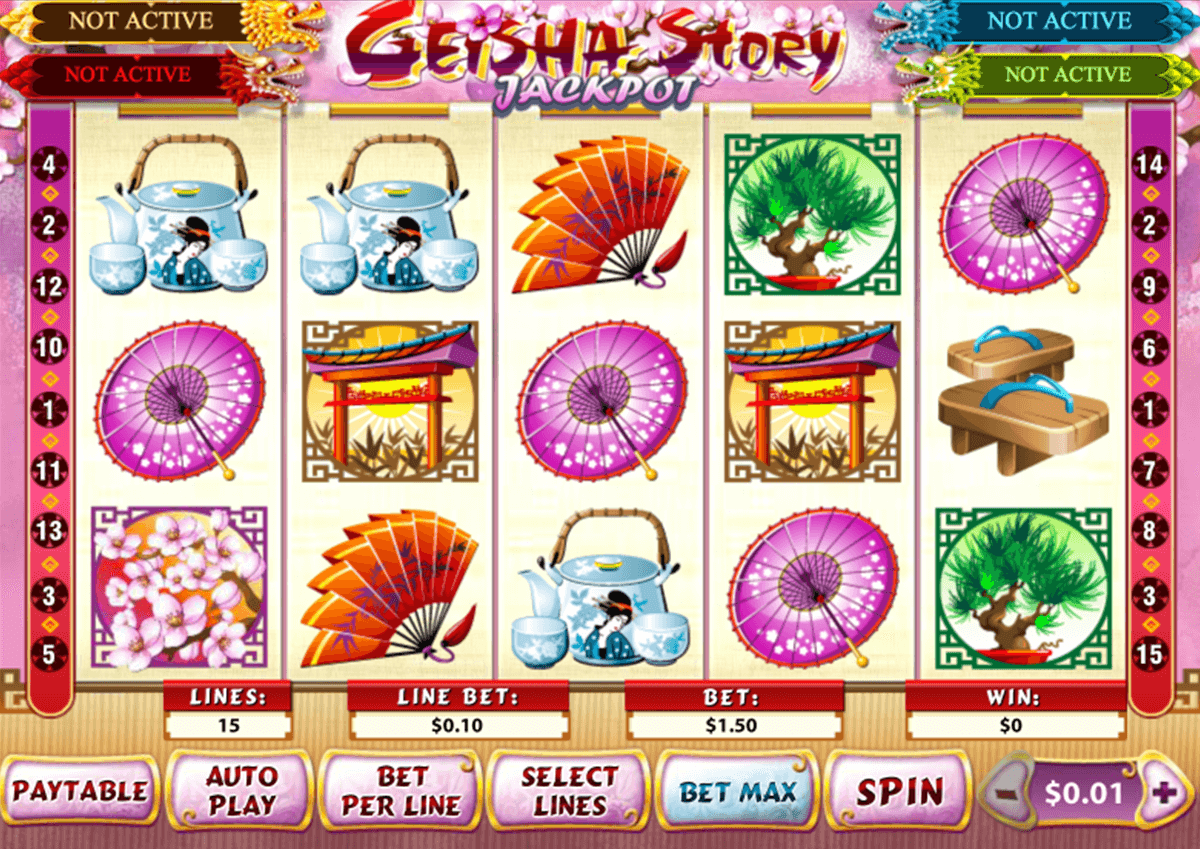 geisha story jackpot playtech pacanele 