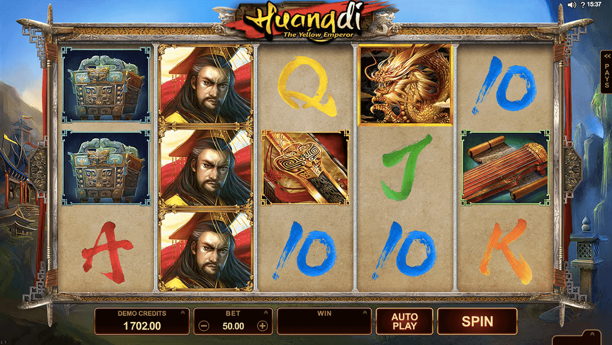 huangdi the yellow emperor microgaming pacanele