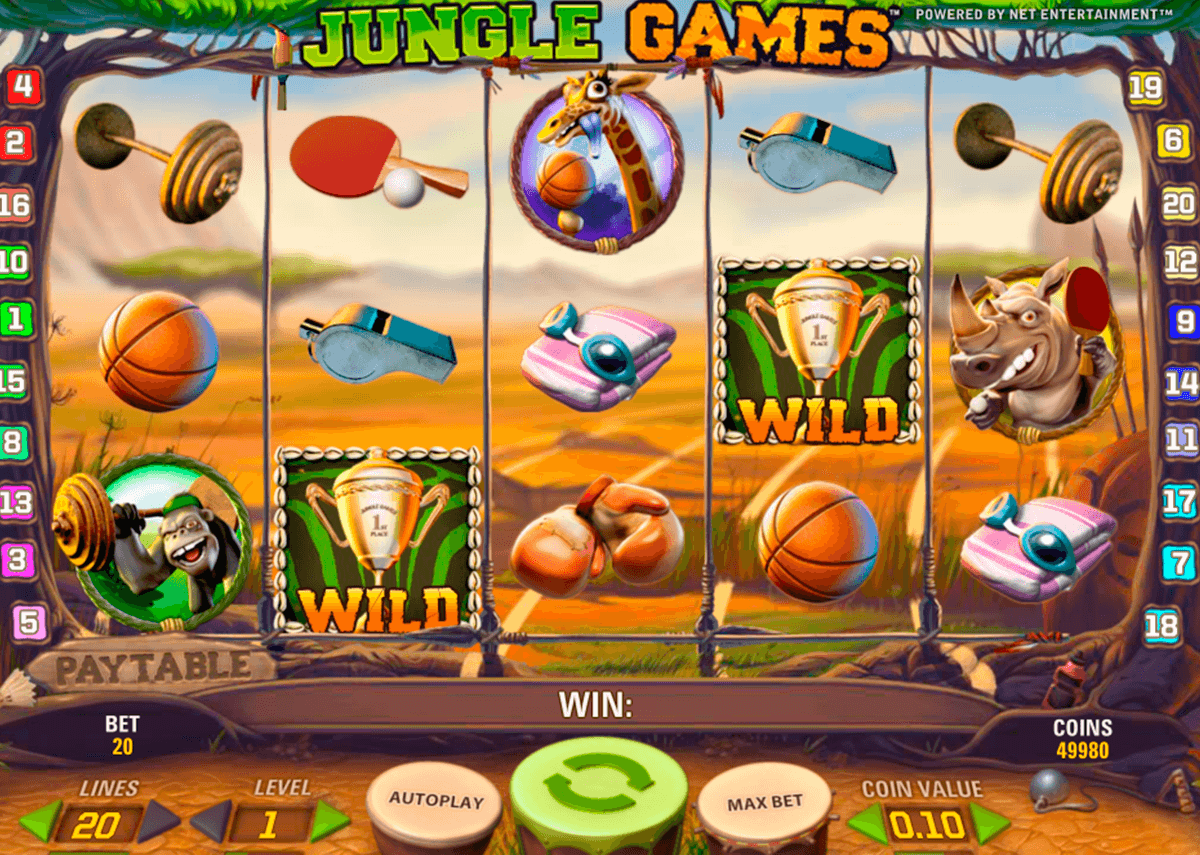 jungle games netent pacanele 