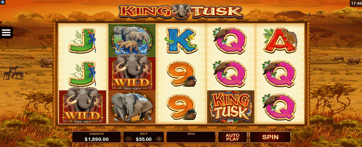 king tusk microgaming pacanele 