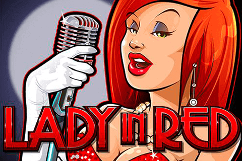 logo lady in red microgaming