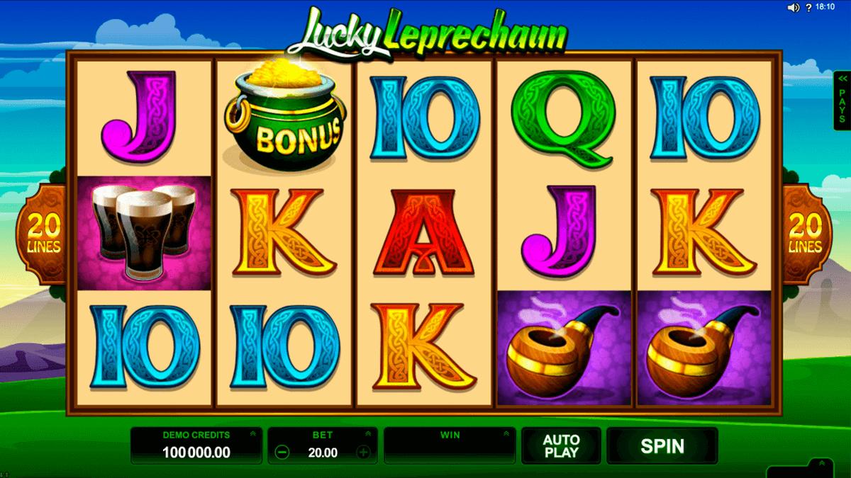 lucky leprechaun microgaming pacanele