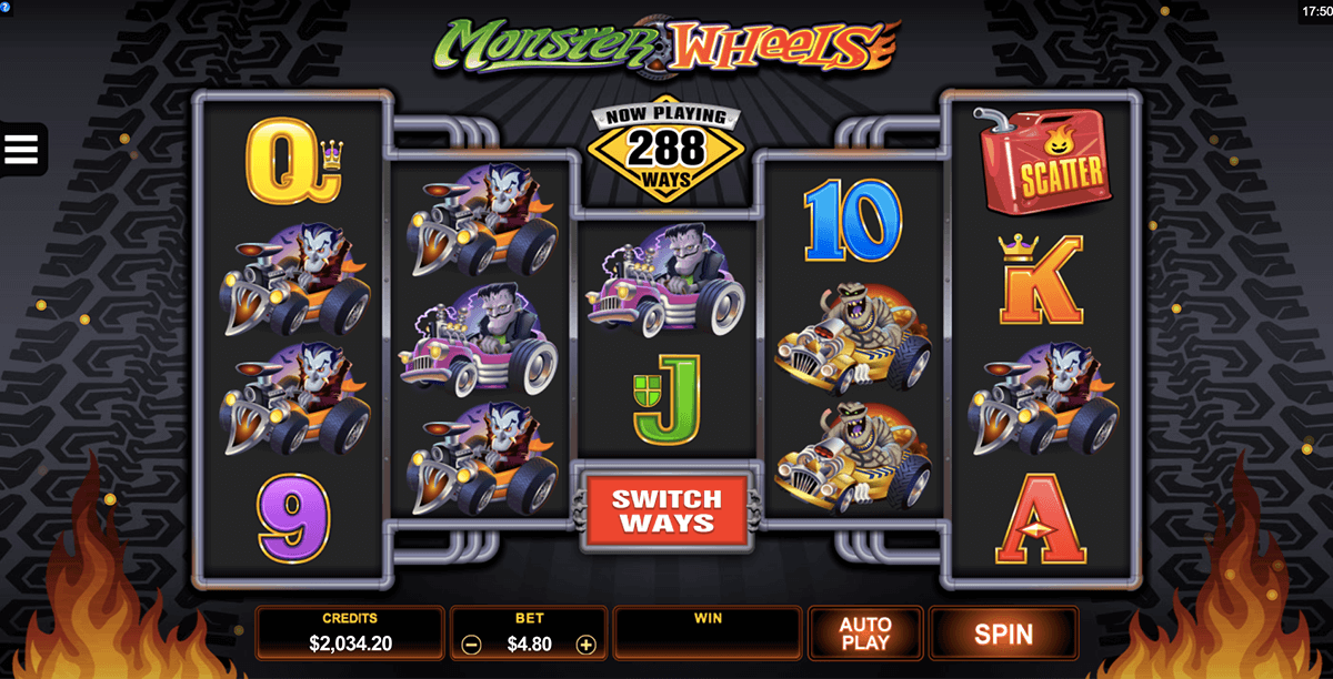 monster wheels microgaming pacanele 