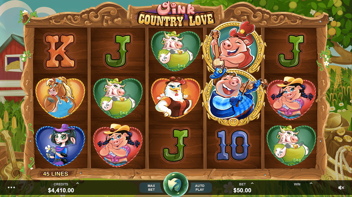 oink country love microgaming pacanele 