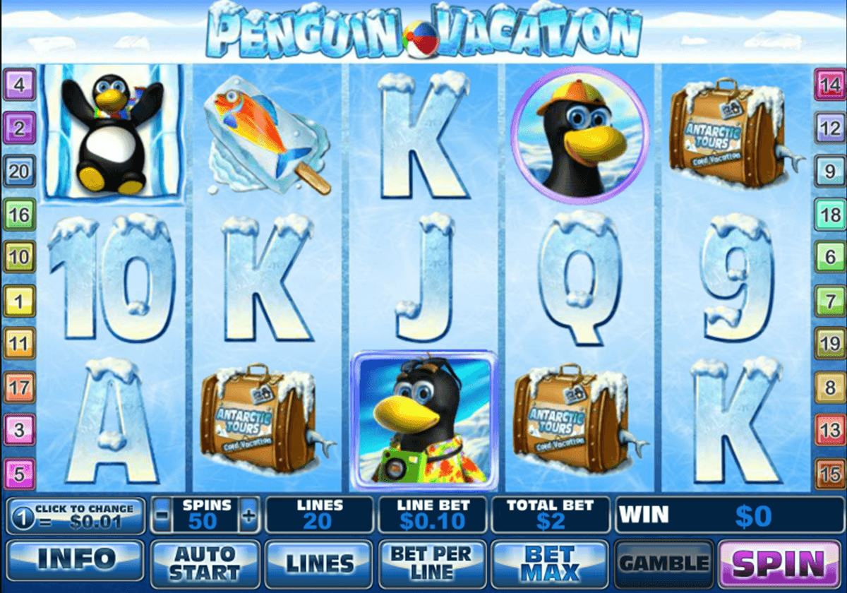 penguin vacation playtech pacanele 
