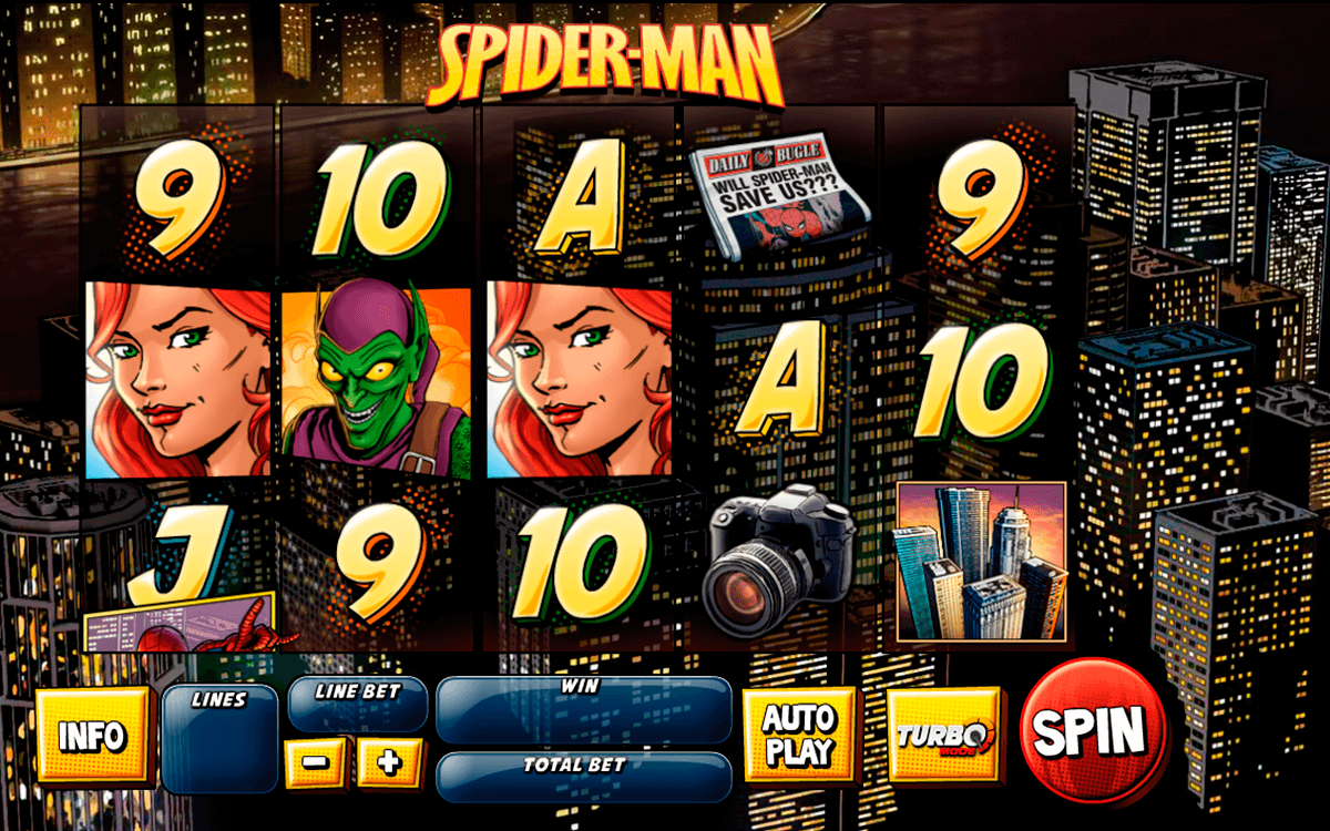 spider man attack of the goblin playtech pacanele 