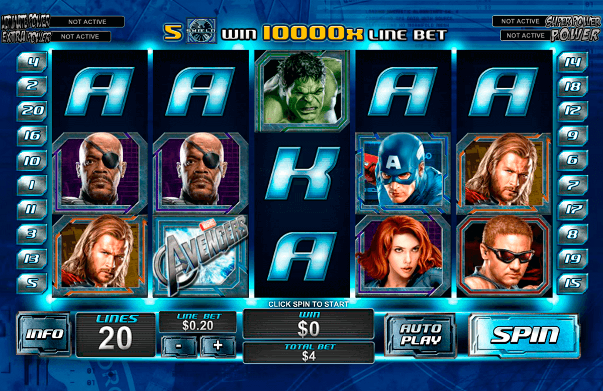 the avengers playtech pacanele 