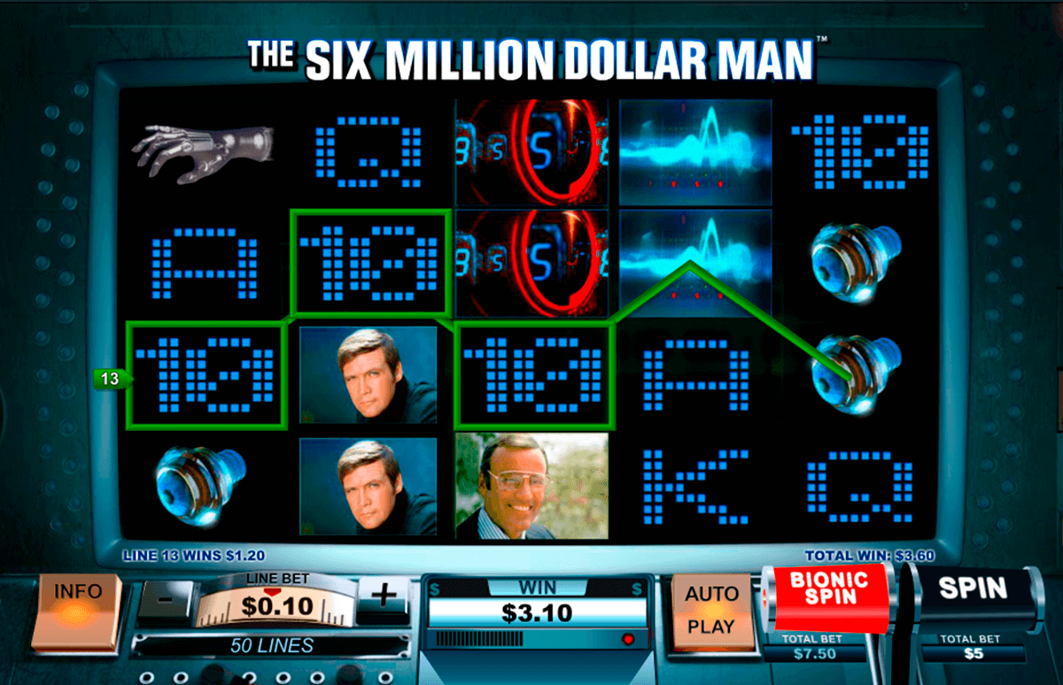 the six million dollar man playtech pacanele 